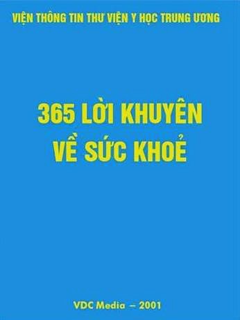 365 Lời khuyên về sức khỏe